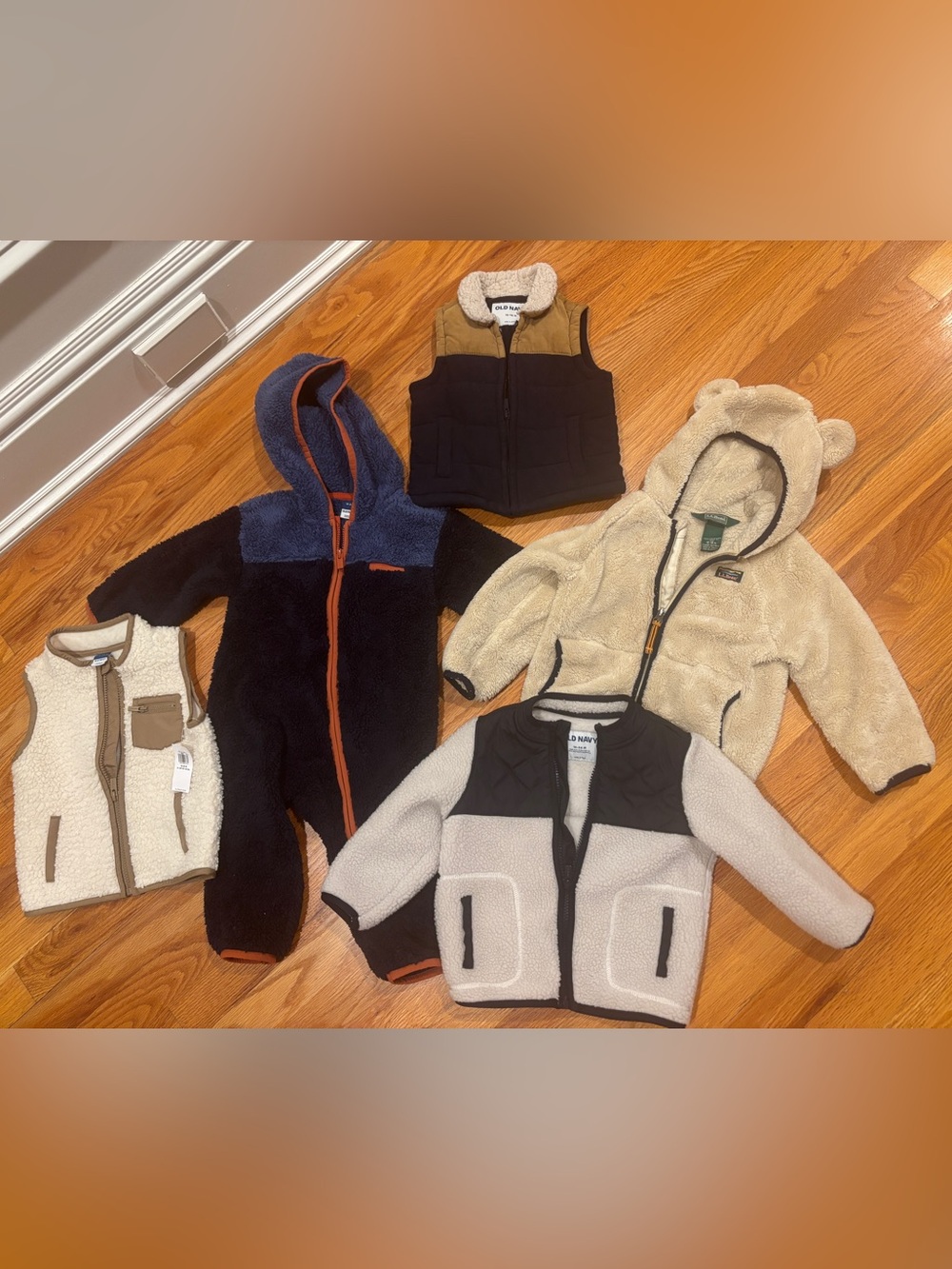 Bundle of Toddler Boy 12-24M 18-24M Outerwear - Vests, Jackets, Bunting LL Bean
